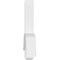 Ekena Millwork Bellingham Architectural Grade PVC Gable Bracket, 72"W x 24"H x 4"D x 6"F, 8/12 Pitch GBP072X24X0406BEL00 - alternate 3
